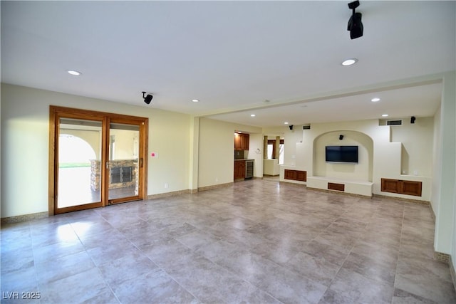 view of unfurnished living room