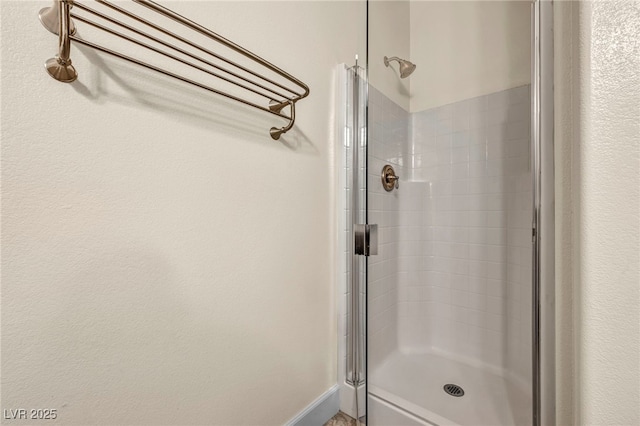 bathroom with walk in shower