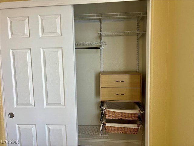 view of closet