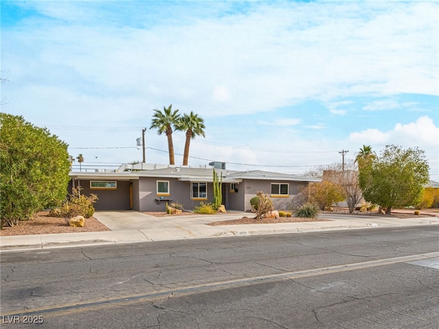 view of ranch-style home