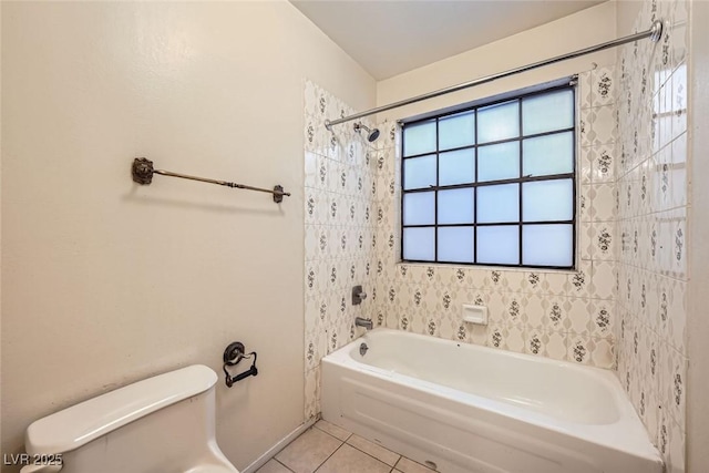 3954 Edgemoor Way, Las Vegas, NV 89121 - full bathroom with tile patterned floors and bathing tub / shower combination