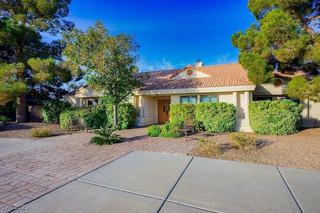 view of front of house featuring a patio