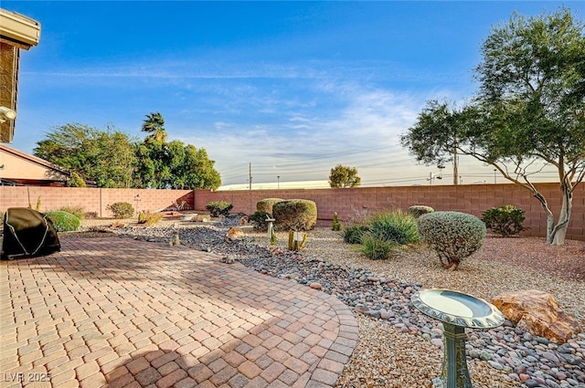 view of patio / terrace featuring area for grilling