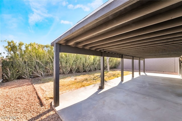 view of patio