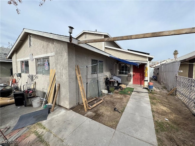 view of rear view of property