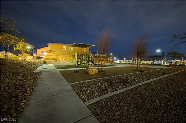 playground at twilight featuring playground community