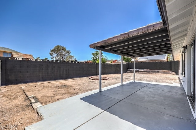 view of patio