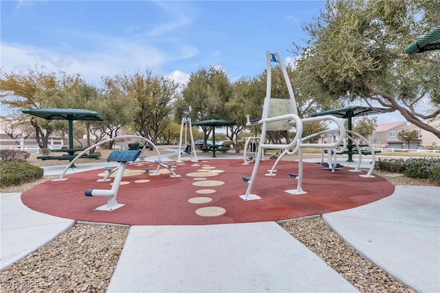 view of home's community with a playground