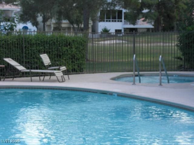 view of pool