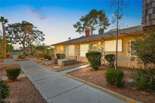 view of ranch-style home