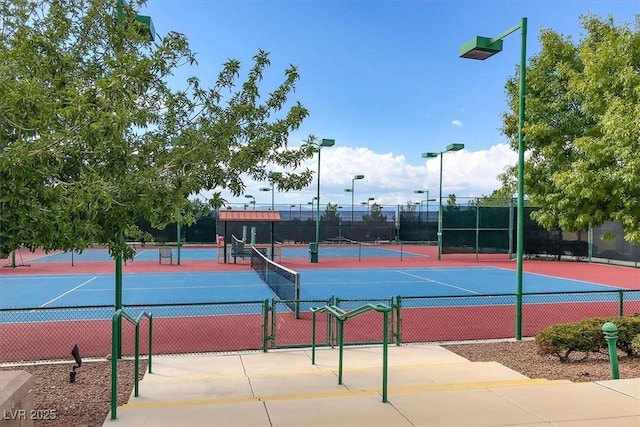 view of sport court