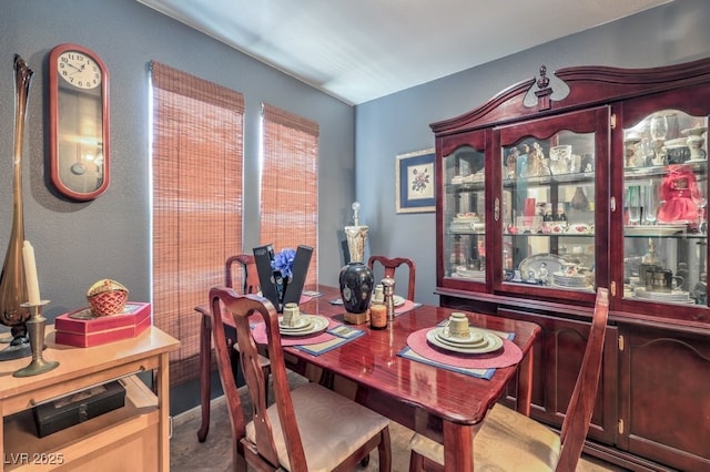 view of dining area