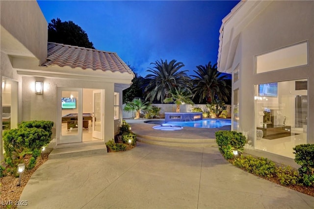 view of patio / terrace with area for grilling