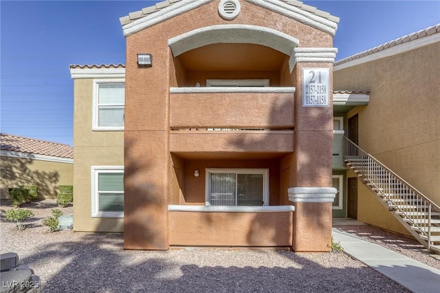 view of rear view of property