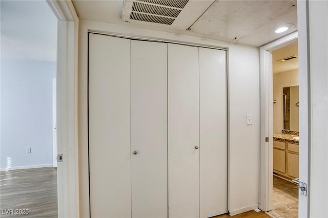 view of closet