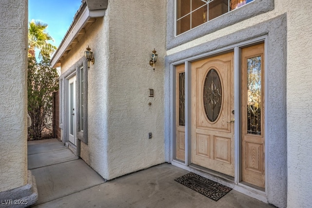 view of entrance to property