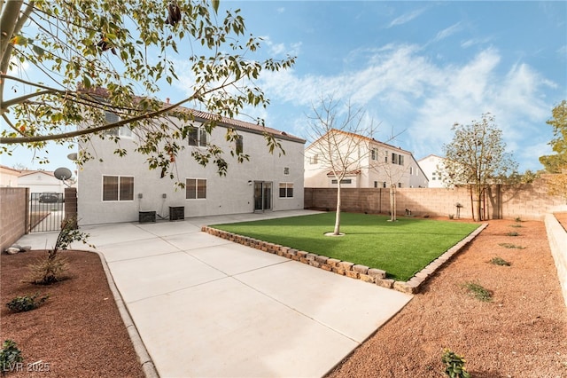 rear view of property with a patio