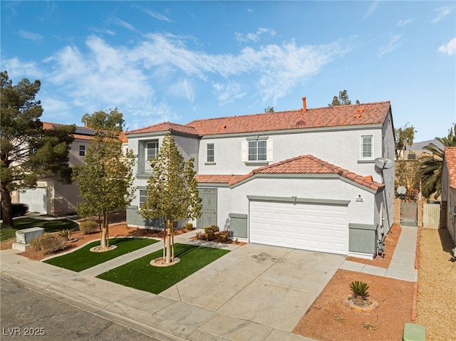 view of mediterranean / spanish-style home