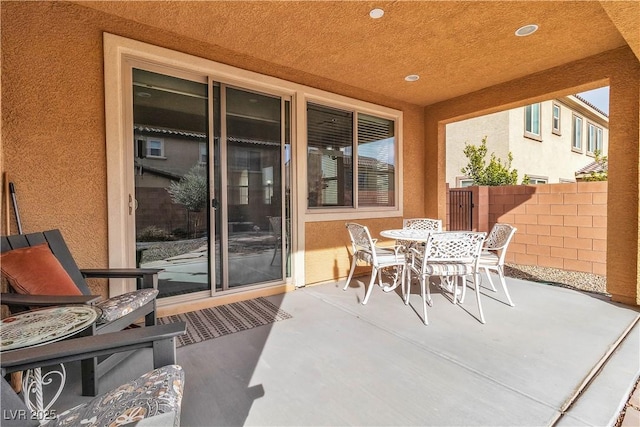 view of patio / terrace