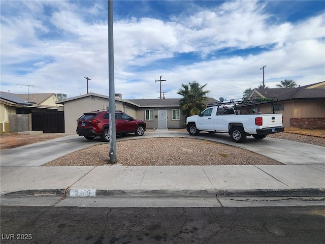 view of ranch-style home