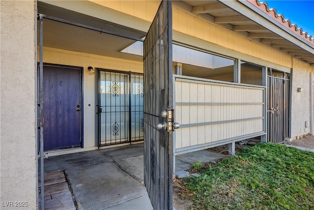 view of entrance to property