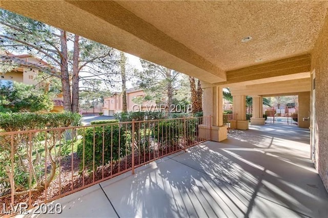 view of patio / terrace featuring a balcony