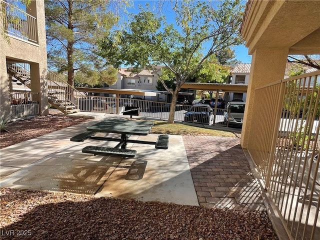 view of patio