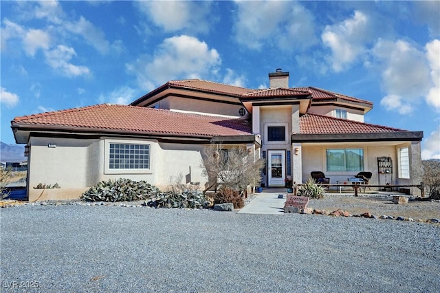 view of mediterranean / spanish house