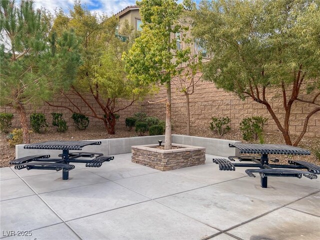 surrounding community featuring a patio area