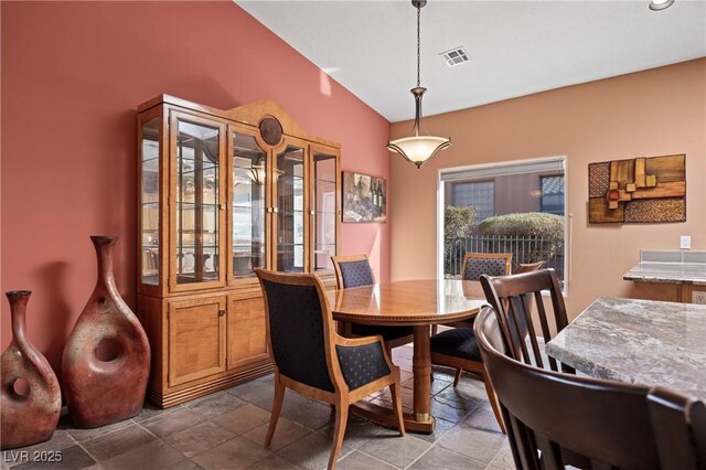 view of dining area