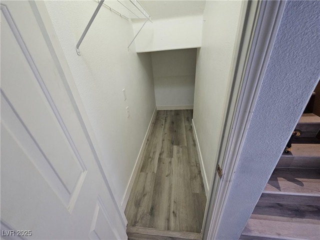 interior space featuring hardwood / wood-style floors