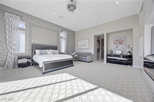 bedroom with carpet flooring