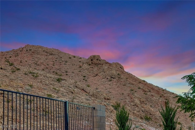 view of mountain feature