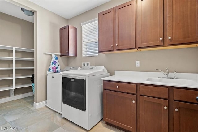 2920 Josephine Dr, Henderson, NV 89044 - washroom featuring cabinet space and separate washer and dryer