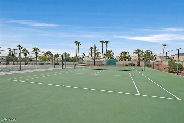 view of sport court