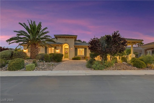 view of mediterranean / spanish-style house