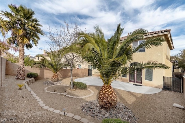 exterior space with a patio