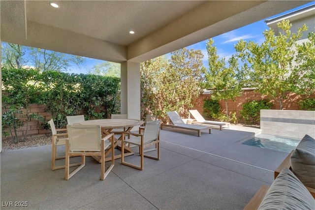 view of patio