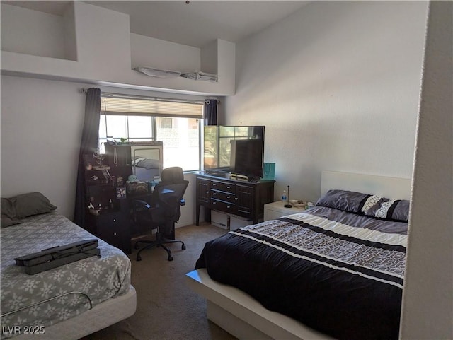 bedroom featuring carpet floors