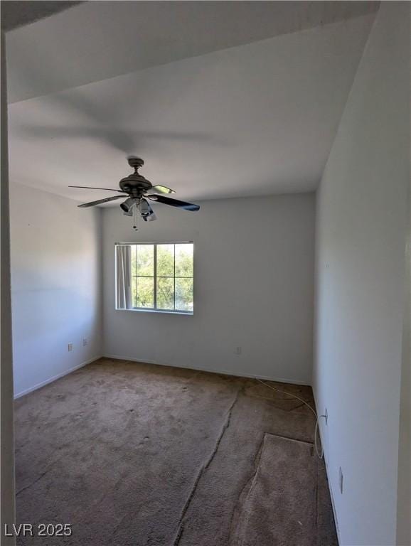 10524 Pine Gardens Ct Unit 203, Las Vegas, NV 89144 - unfurnished room with carpet, ceiling fan, and baseboards