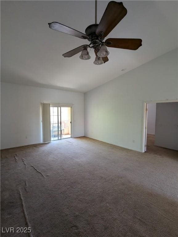 10524 Pine Gardens Ct Unit 203, Las Vegas, NV 89144 - carpeted empty room featuring ceiling fan