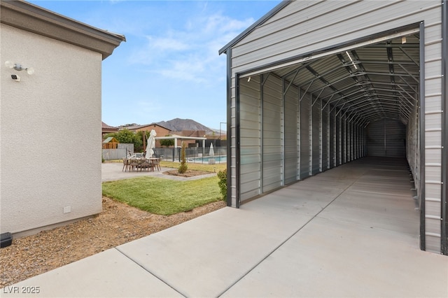 view of car parking