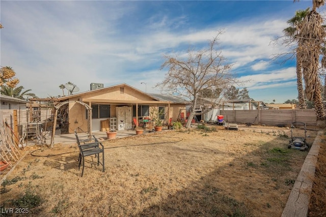 view of back of property