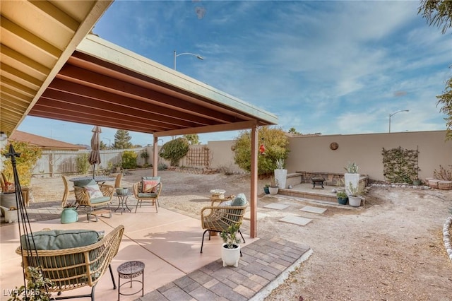 view of patio / terrace