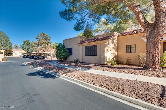 view of mediterranean / spanish house