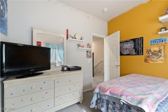 bedroom featuring carpet floors