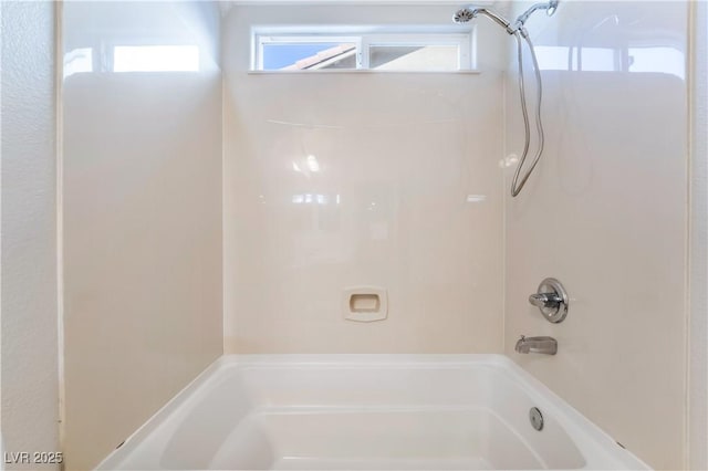 bathroom featuring shower / bath combination