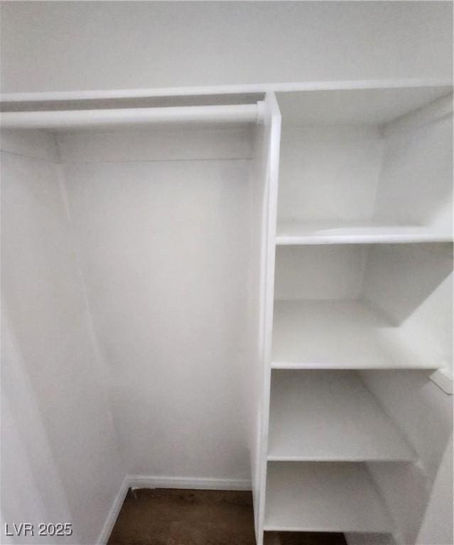 view of closet