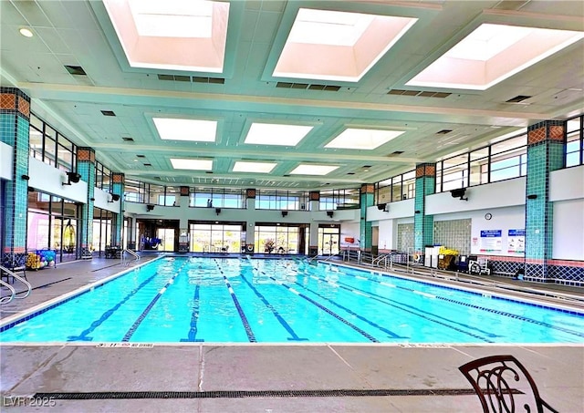 view of pool