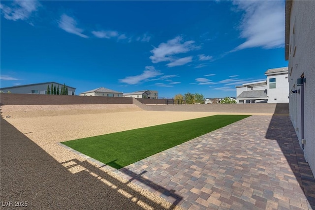 view of yard with a patio